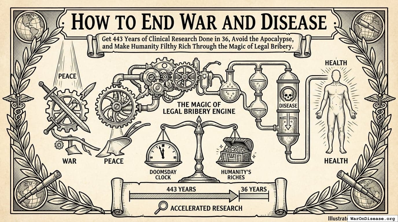 HOW TO END WAR AND DISEASE