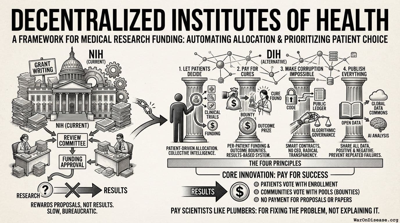 Decentralized Institutes of Health