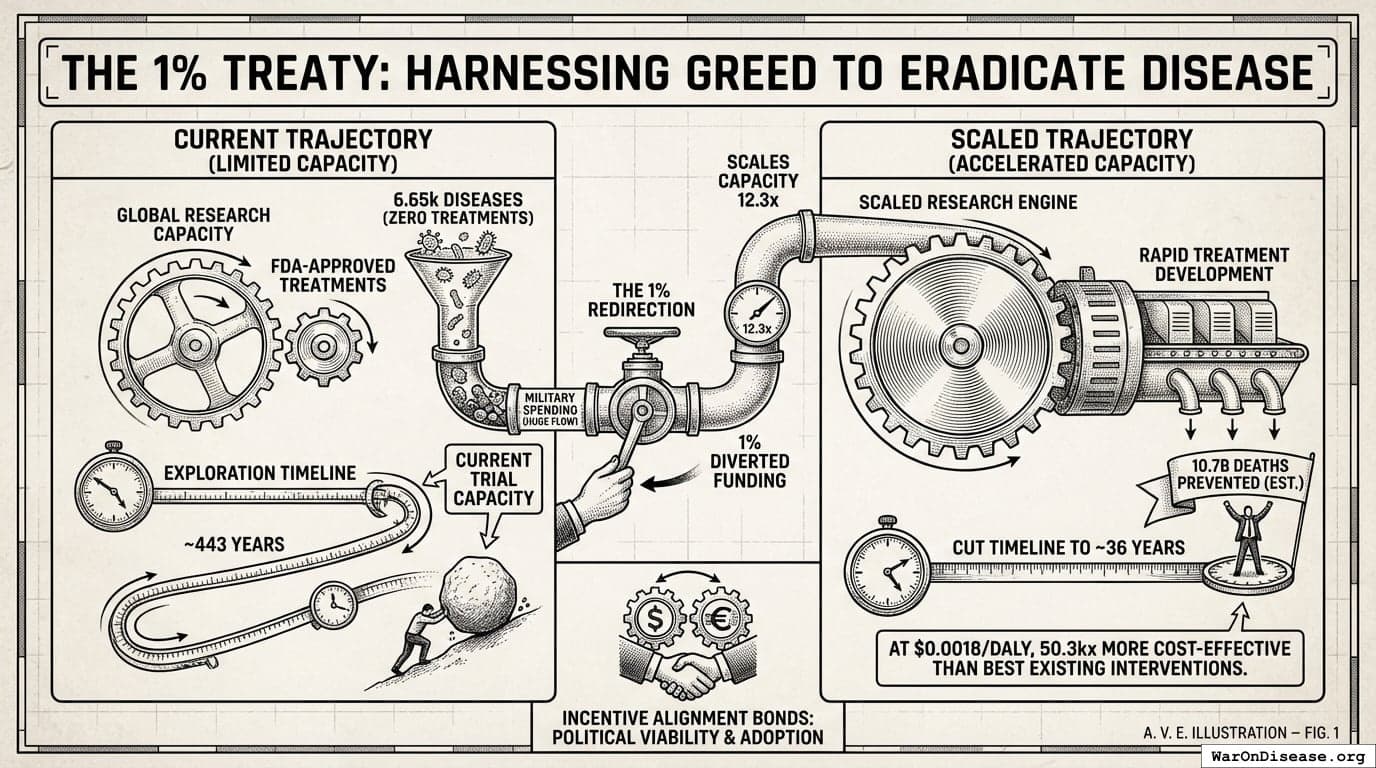 THE 1% TREATY: HARNESSING GREED TO ERADICATE DISEASE