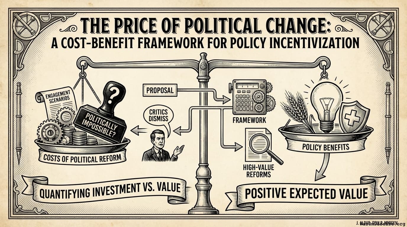 THE PRICE OF POLITICAL CHANGE: A COST-BENEFIT FRAMEWORK FOR POLICY INCENTIVIZATION