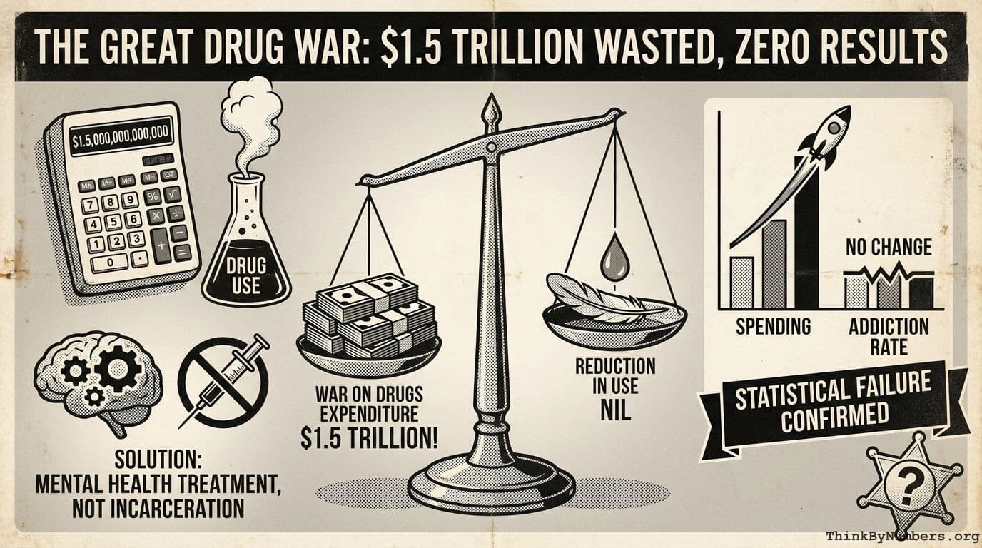 $1.5 Trillion Has Been Wasted on a Drug War that Hasn't Even Reduced Drug Use