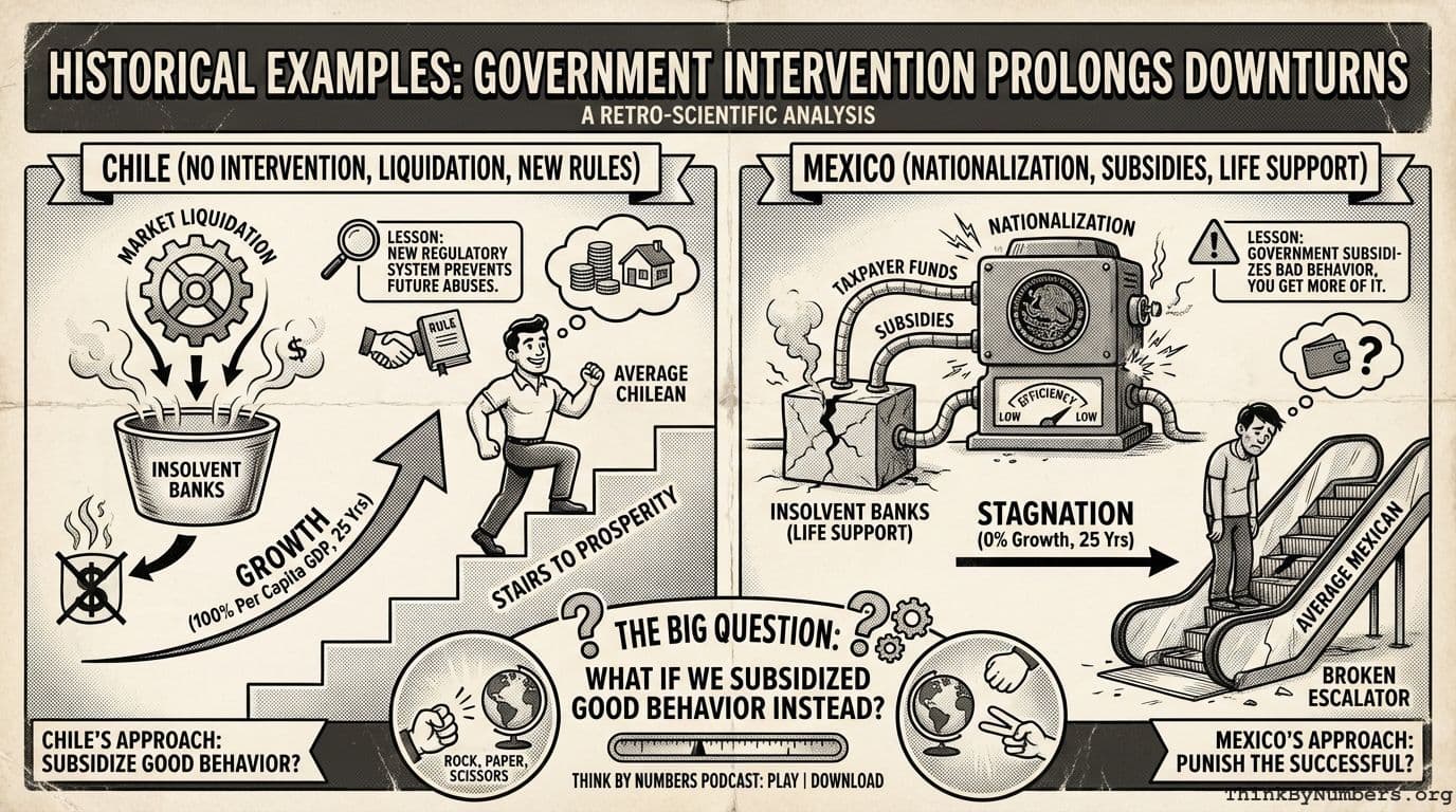 Historical Examples Show Government Intervention Only Prolongs Economic Downturns