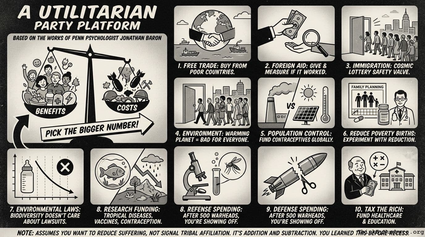 A Utilitarian Party Platform