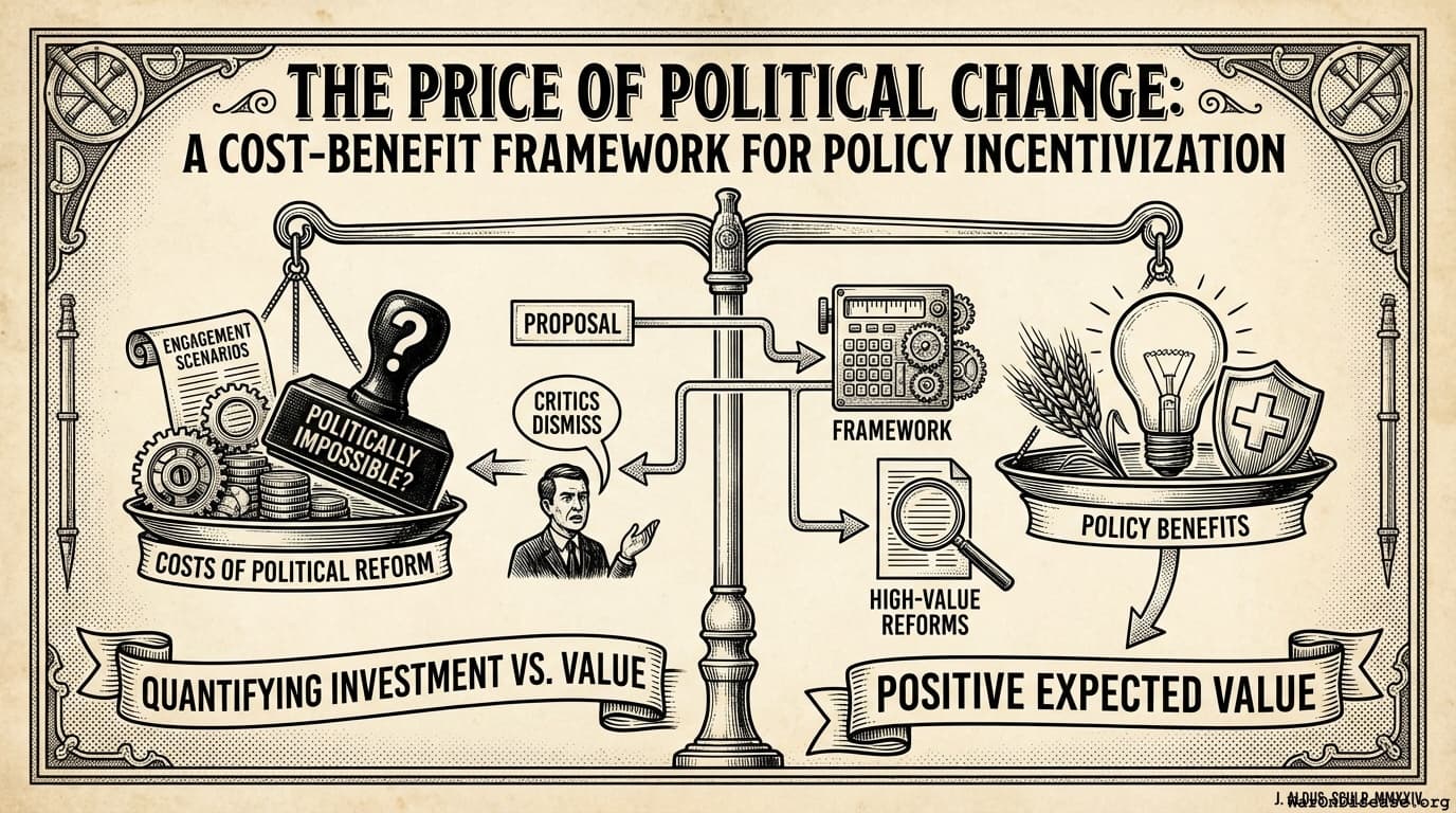 THE PRICE OF POLITICAL CHANGE: A COST-BENEFIT FRAMEWORK FOR POLICY INCENTIVIZATION