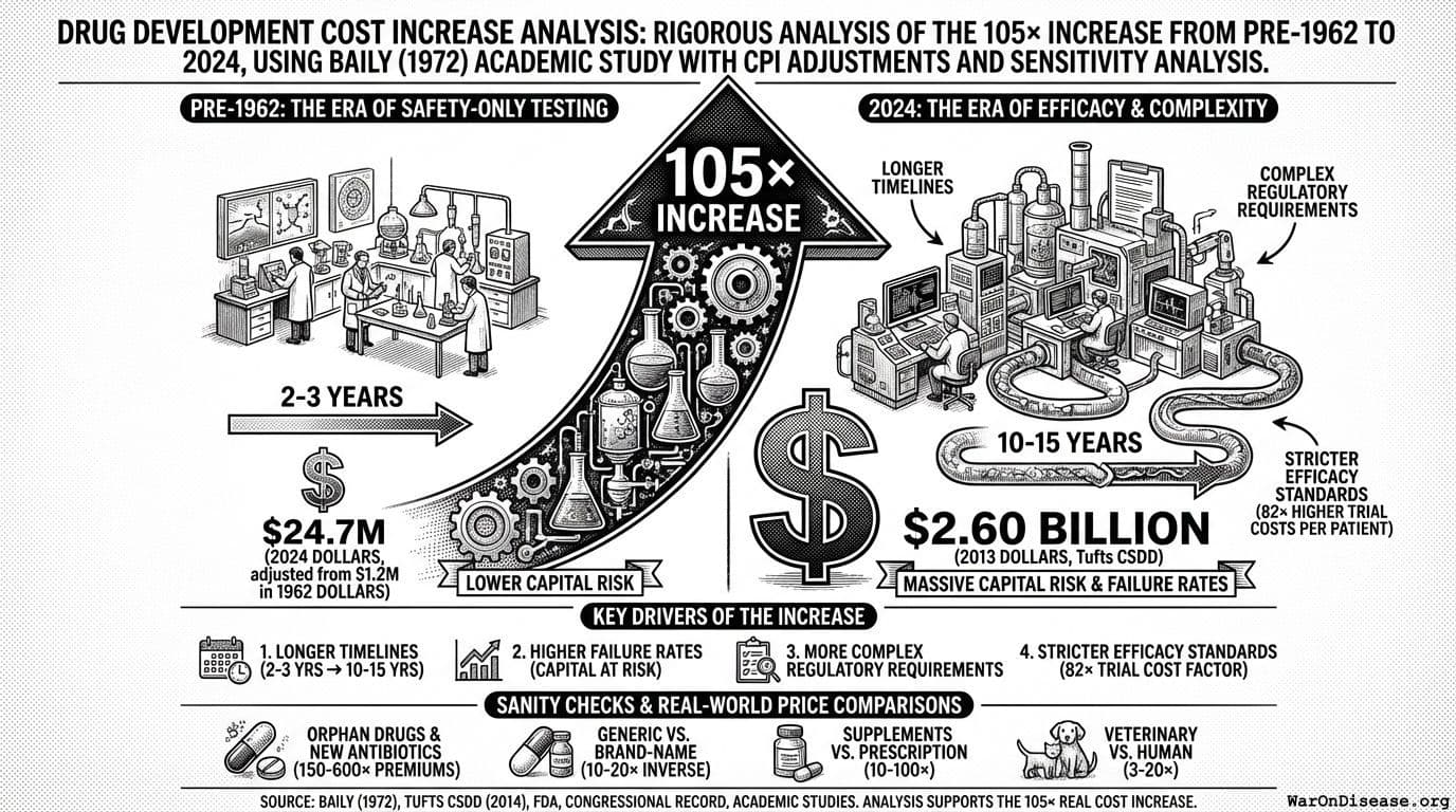 Drug Development Cost Increase Analysis