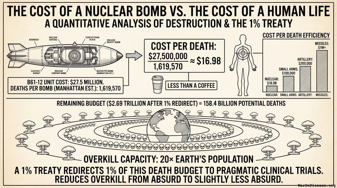The Cost of a Nuclear Bomb vs. The Cost of a Human Life