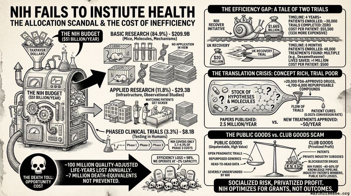 NIH Fails to Institute Health