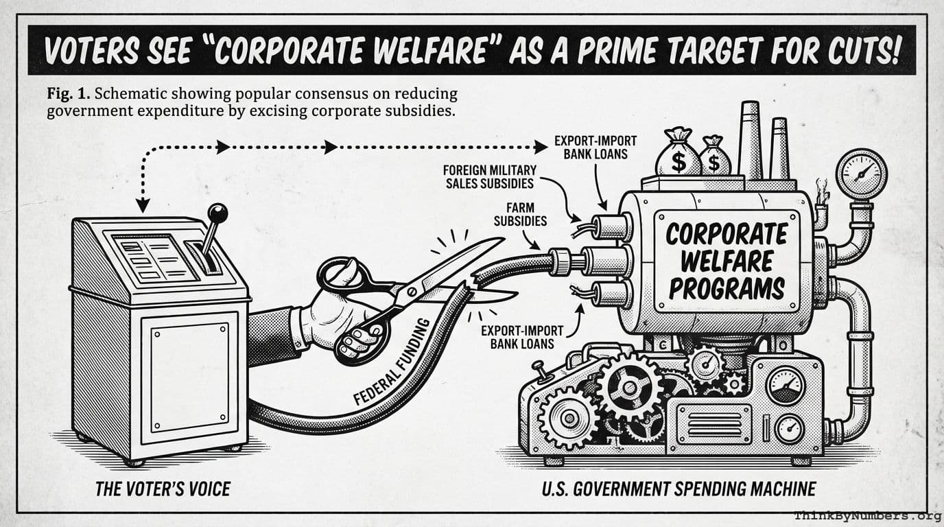 Voters See 'Corporate Welfare' Programs As A Good Place To Cut Government Spending